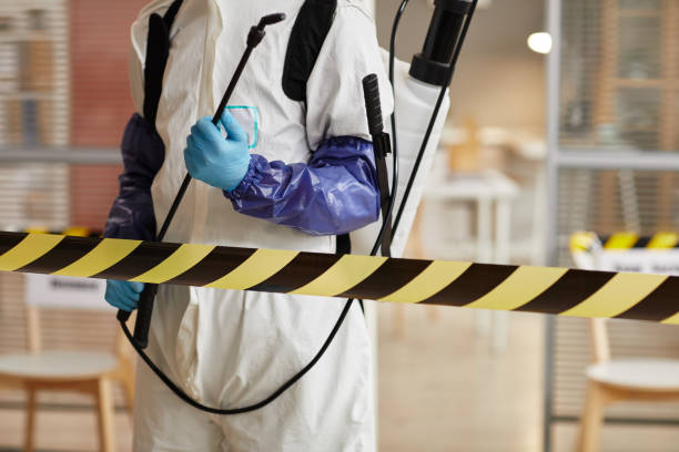 Professional Biohazard Cleanup technician working in Oak Ridge, NC